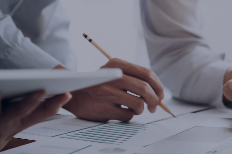 People with spreadsheets