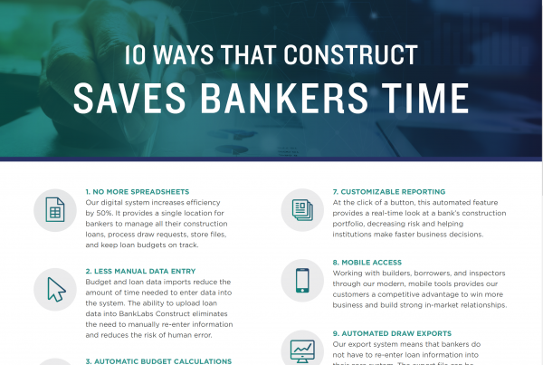 10 ways that construct save bankers time