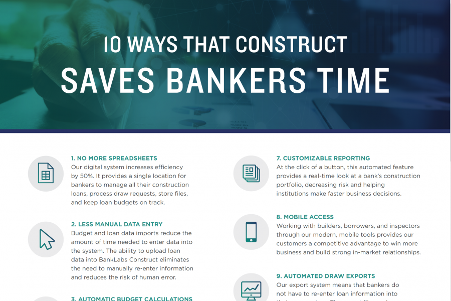 10 ways that construct save bankers time